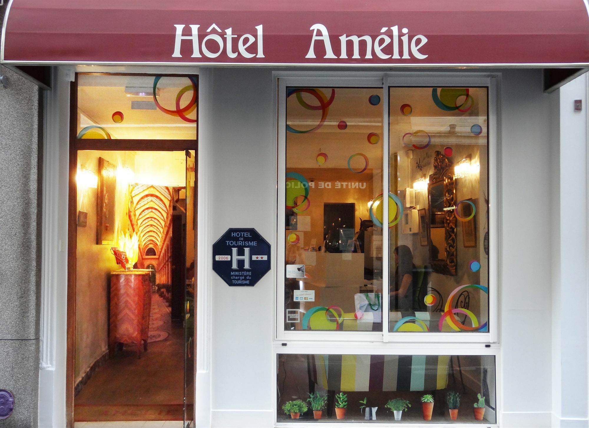 Amélie Hotel Párizs Kültér fotó